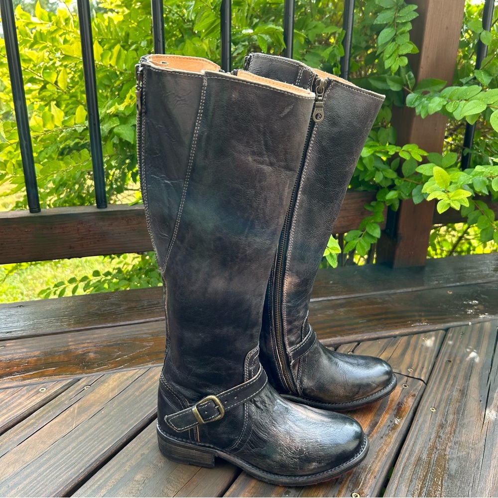 Bed Stu Glaye Leather Tall Riding Boots Womens 6.5